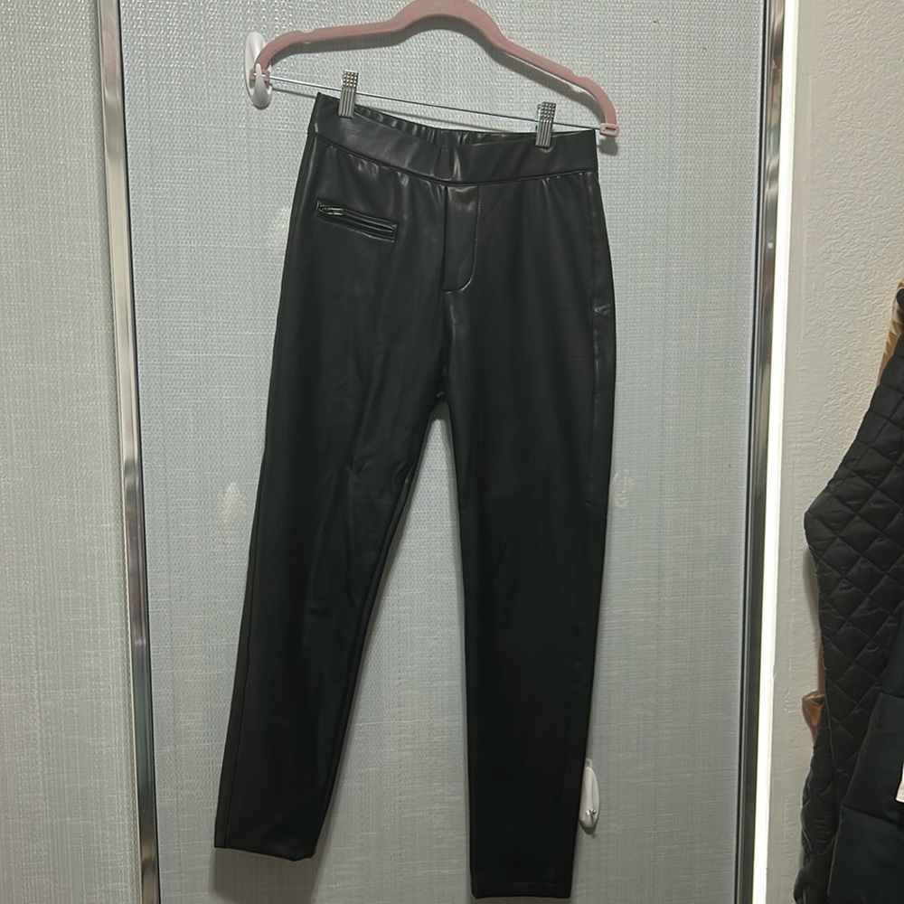 Pleather leggings